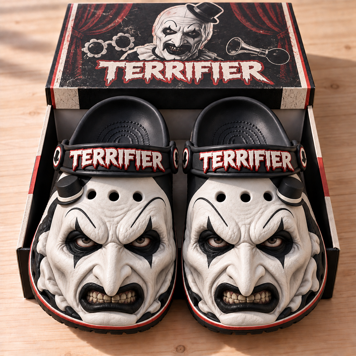 TEF Premium FIERCE 3D MASCOT CLOGS HQH