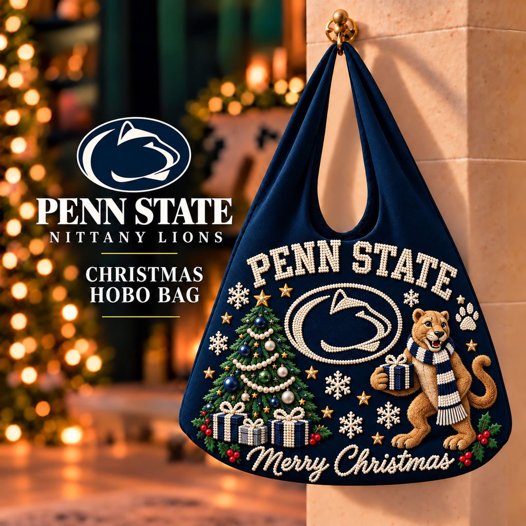 Premium PSNL Pearl-Embellished Christmas Hobo Bag PVNA