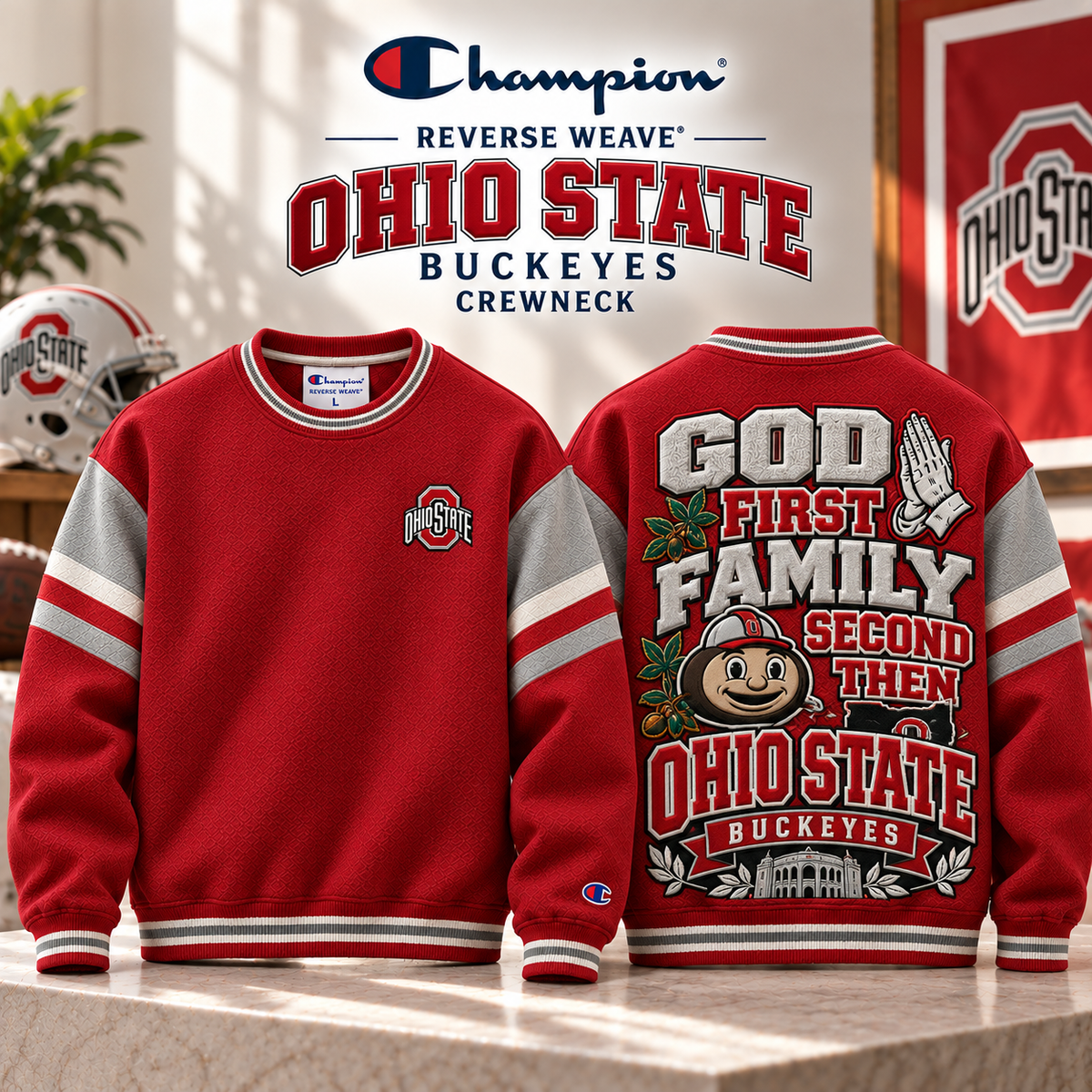 OSB Premium Embroidered Crewneck Sweatshirt BMD