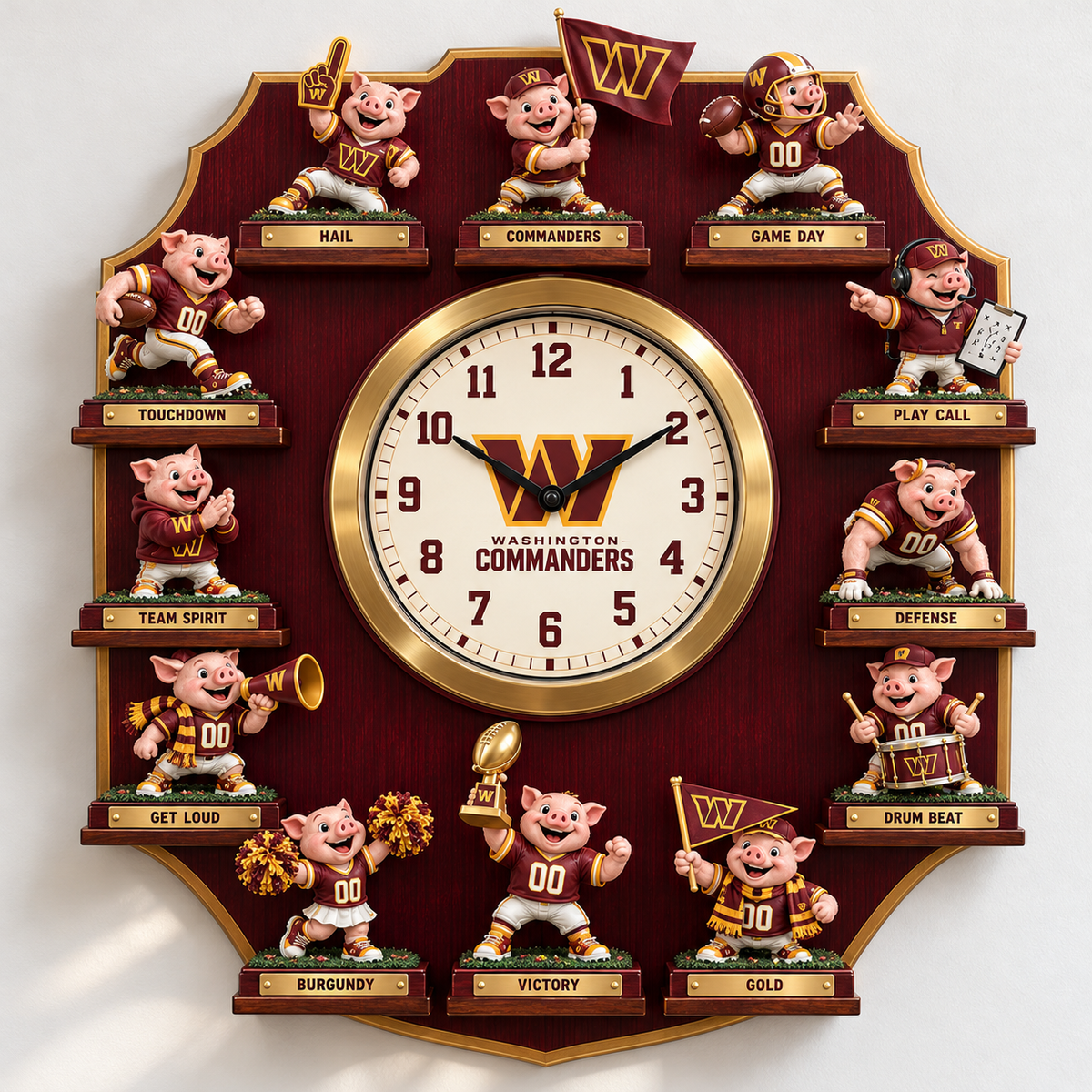 WCD Premium Mascot Sculpture Clock Collection PTKL