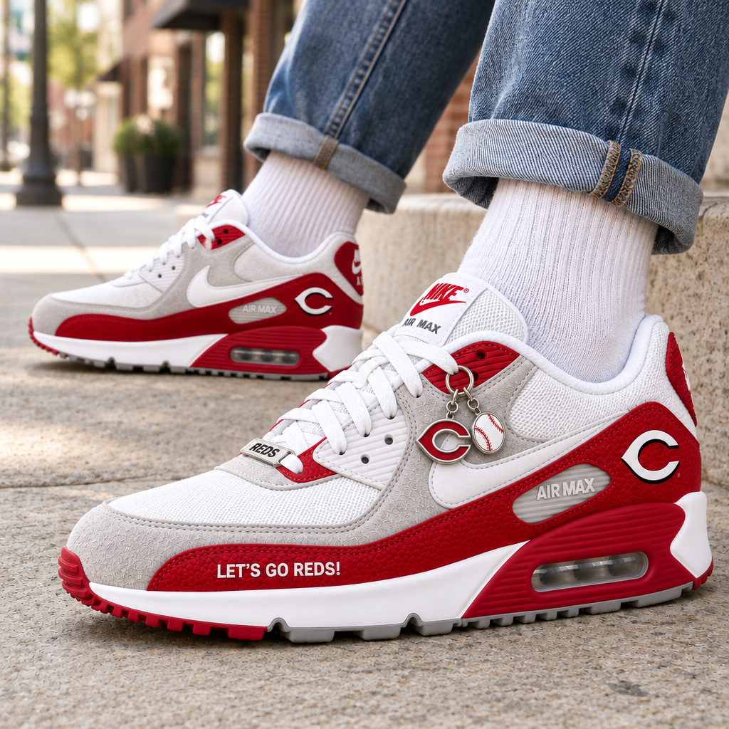Cincinnati Reds Premium Low-Top Sneakers
