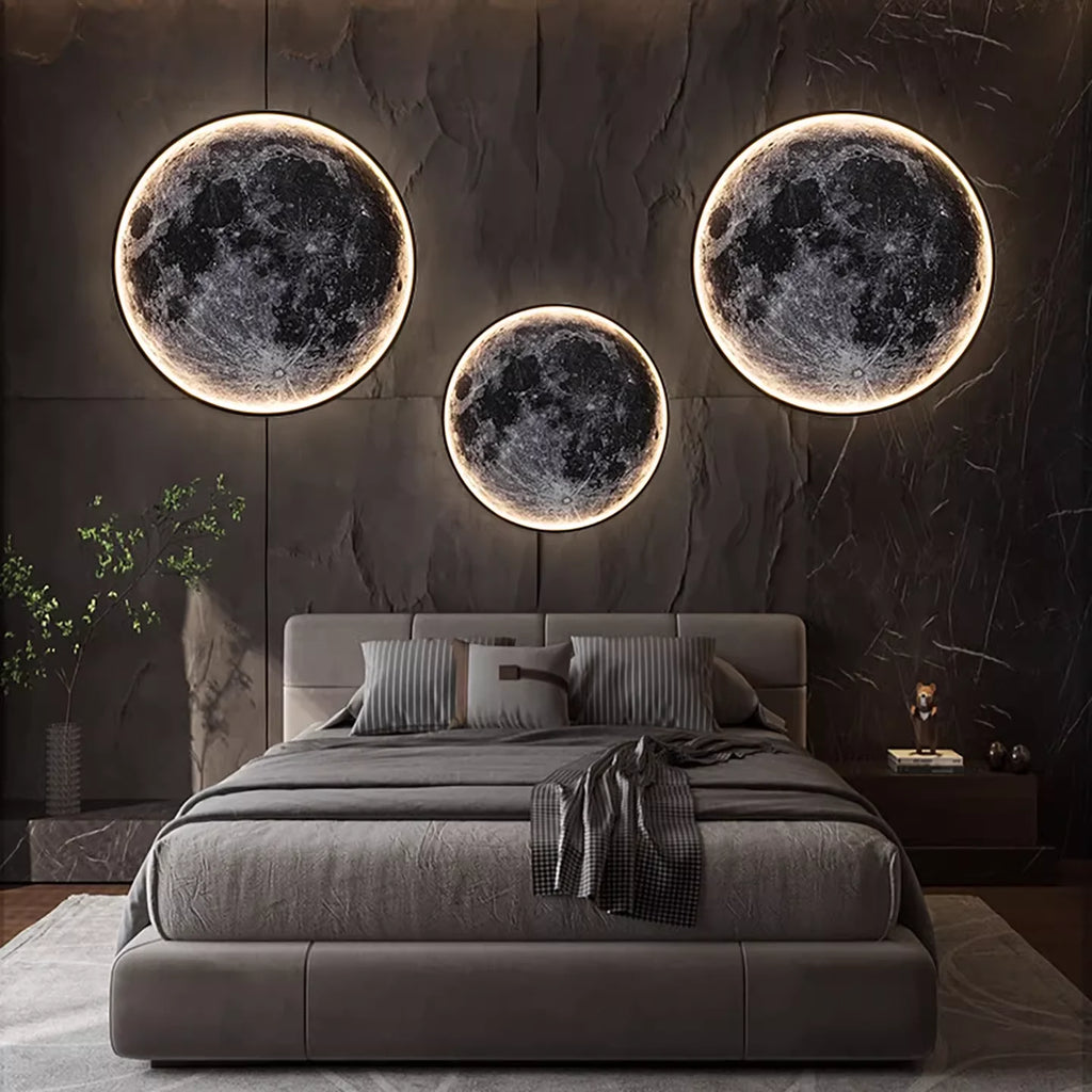 New 2026 Bedroom LED Moon Wall Light Zhongshan Home Decoration Planet Creative Premium Earth Ceiling Living Room Light