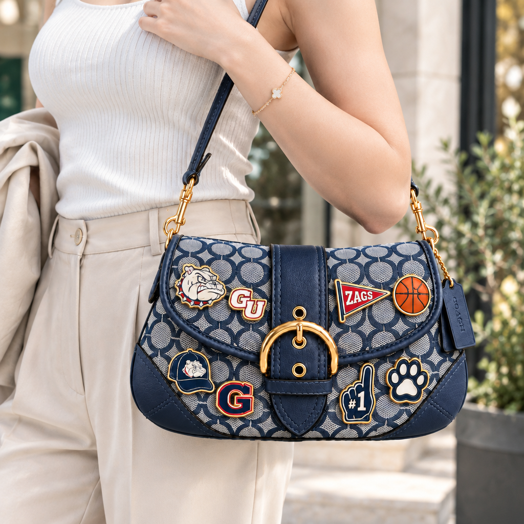 Gonzaga Bulldogs Soho Bag With Charm
