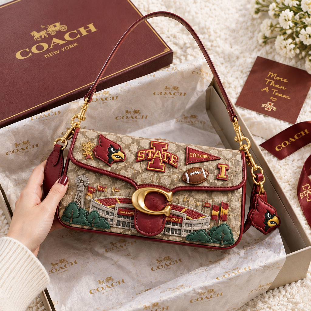 Iowa State Cyclones Coach Shoulder Cross With Charm