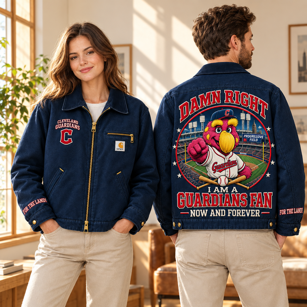 Cleveland Guardians MLB Embroidered Detroit Jacket