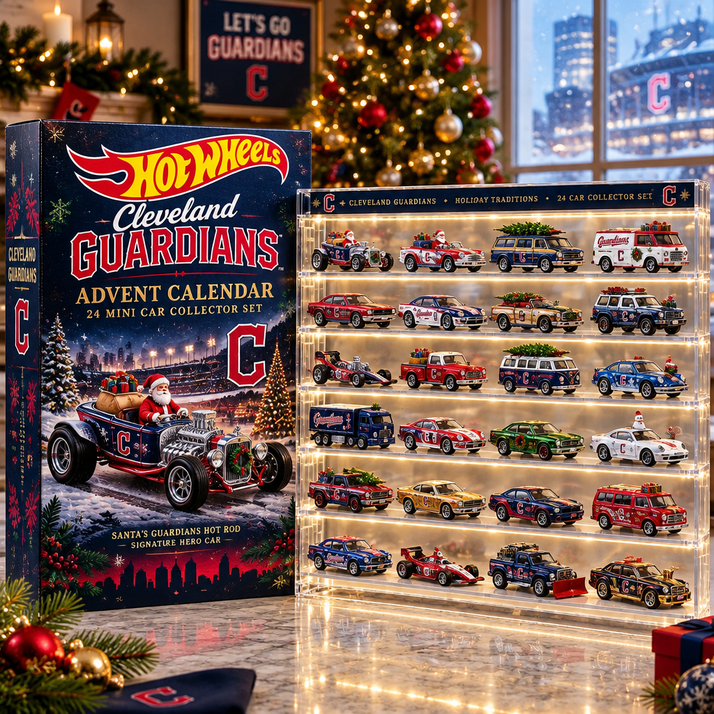 Cleveland Guardians Premium Mini Car Advent Calendar