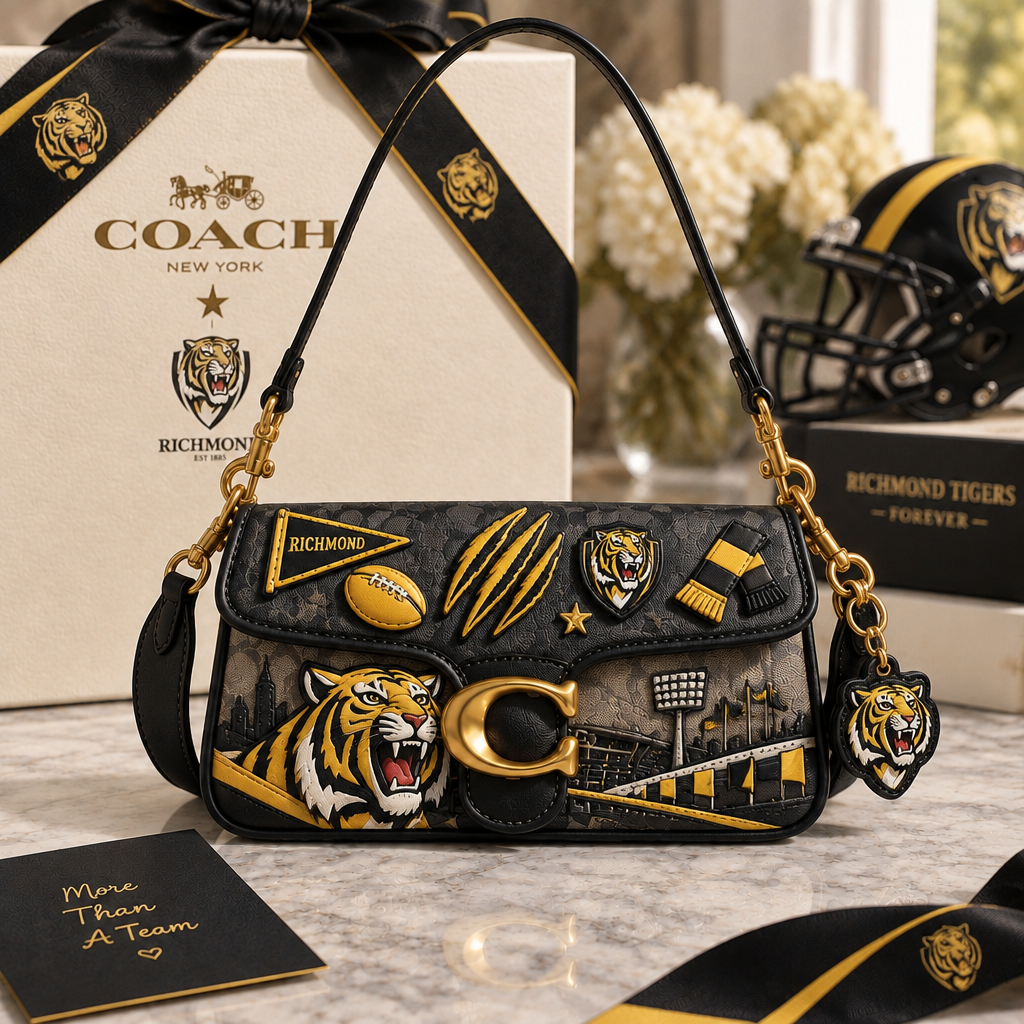 Richmond Tigers Coach Shoulder Cross With Charm